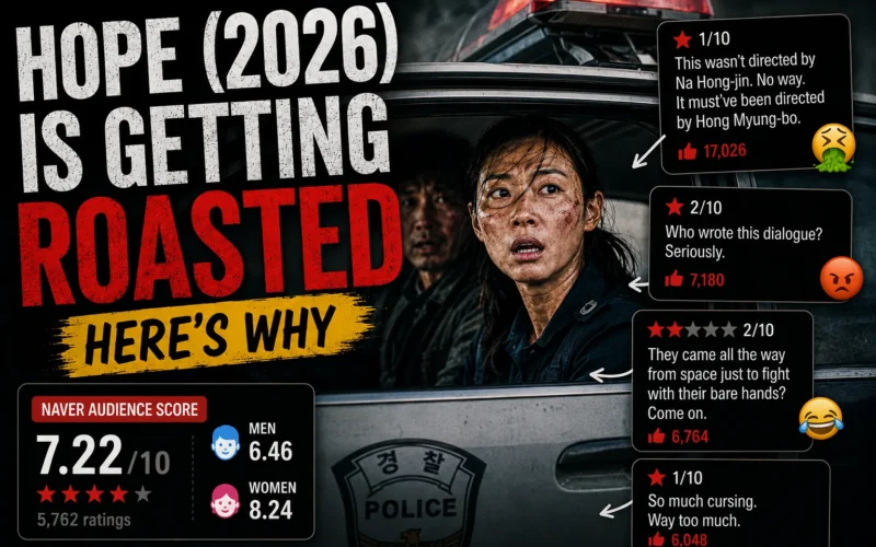 Abstract graphic symbolizing the mixed public and critical reactions to a film, featuring converging and diverging paths or fragmented feedback.